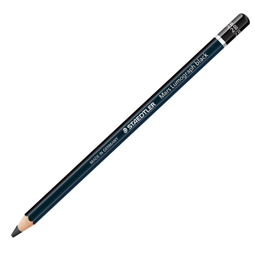 [D79593] MATITA TIPO CARBONCINO MARS LUMOGRAPH BLACK 2B STAEDTLER
