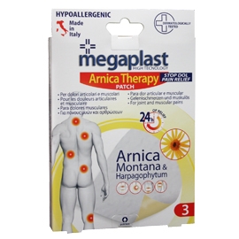 [D79601] Scatola 3 CEROTTI ARNICA 9x14cm Megaplast