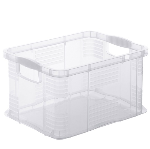[D79669] CONTENITORE PORTAOGGETTI A4 17,5LT TRASPARENTE