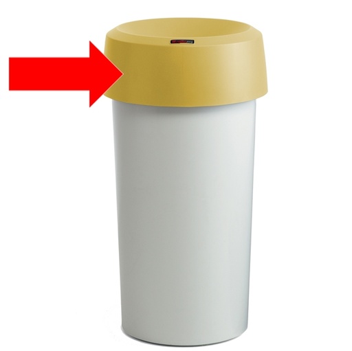[D79734] COPERCHIO ad ANELLO GIALLO MODO Round Rotho
