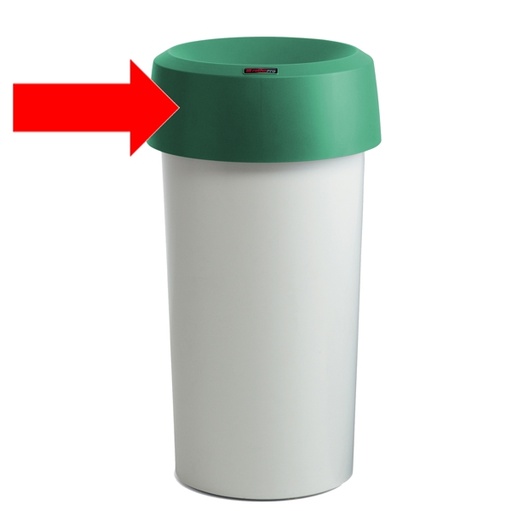 [D79735] COPERCHIO ad ANELLO VERDE MODO Round Rotho