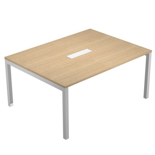 [D79925] TAVOLO RIUNIONI 6 Posti 160X120xH72,5cm ROVERE - AGORA'