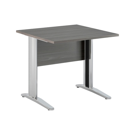 [D79929] SCRIVANIA LINEARE 80X80cm FRASSINO TOSCANO - EASY METAL