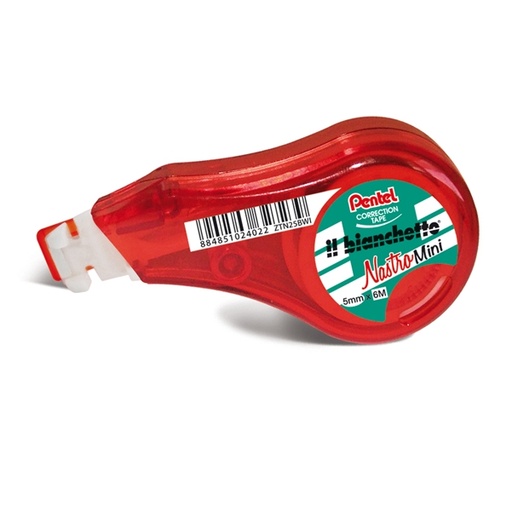 [D79994] CORRETTORE A NASTRO IL BIANCHETTO MINI 5MMX6MT ZTN25BWI PENTEL
