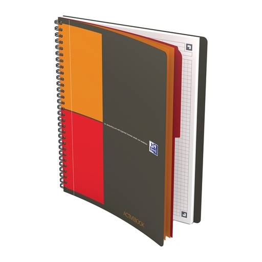 [D80072] Blocco spiralato 18X25cm 80fg 80gr International Notebook OXFORD