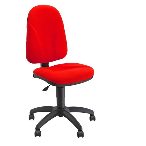 [D80082] SEDIA OPERATIVA TMTMI No Flame ROSSO senza BRACCIOLI
