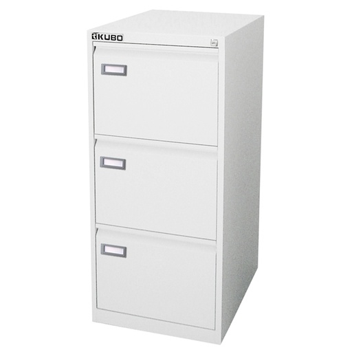 [D80125] CLASSIFICATORE Kubo 3 CASSETTI per CART. SOSPESE BIANCO H 101cm