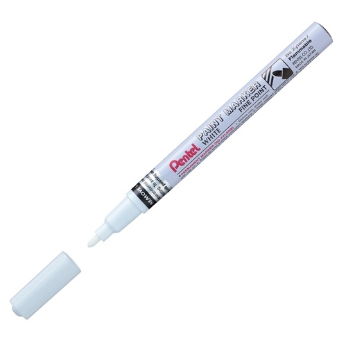 [D80199] Marcatore PAINT MSP10 punta fine vernice bianco PENTEL