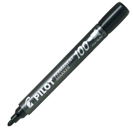 [D80286] MARCATORE PERMANENTE 100 NERO P.TONDA 4.5MM PILOT