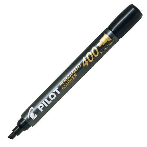 [D80291] MARCATORE PERMANENTE 400 NERO P.SCALPELLO 4.5MM PILOT