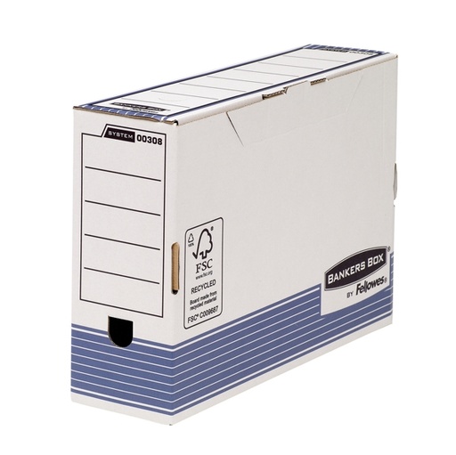 [D80321] SCATOLA ARCHIVIO LEGALE DORSO 100MM BANKERS BOX SYSTEM