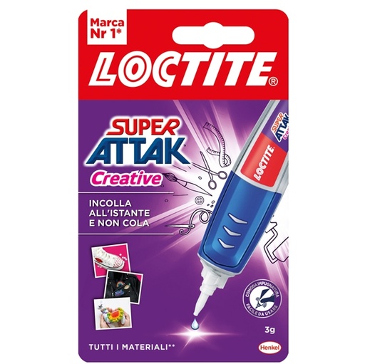 [D80380] LOCTITE SUPER ATTAK CREATIVE 3gr