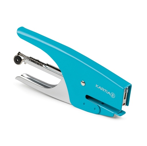 [D80408] CUCITRICE A PINZA TURCHESE MAX 200 PUNTI KARTIA