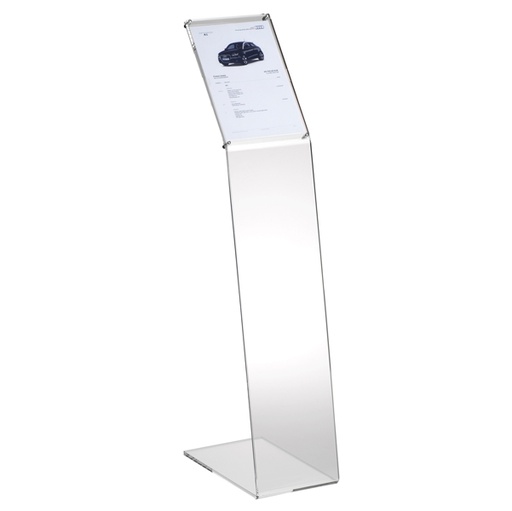 [D80430] LEGGIO A4 da TERRA H108cm in ACRILICO