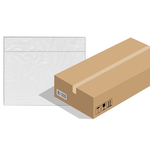 [D80436] 1000 BUSTE ADESIVE SPEEDY DOC C5 230X165mm neutro senza stampa