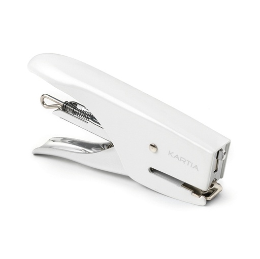 [D80439] MINI CUCITRICE M013 BIANCO BLISTER+PUNTI KARTIA