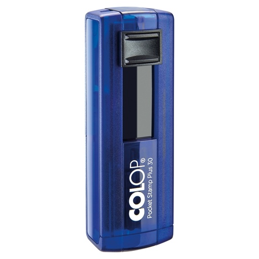 [D80455] Timbro Pocket Stamp Plus 30 18x47mm 5righe autoinchiostrante blu COLOP