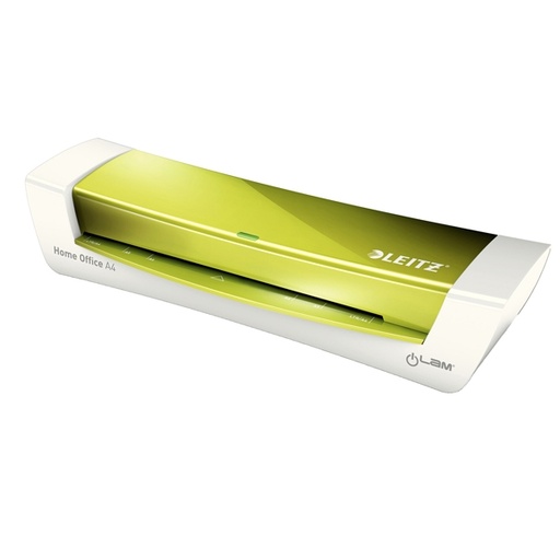 [D80481] PLASTIFICATRICE iLAM HomeOffice A4 Verde Metal LEITZ