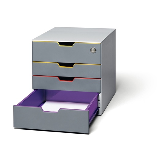 [D80489] CASSETTIERA A 4 CASSETTI VARICOLOR SAFE DURABLE