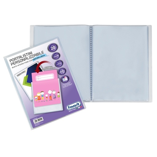 [D80545] PORTALISTINI 22X30-20 PERSONALIZZABILE LISCIO Premium Favorit