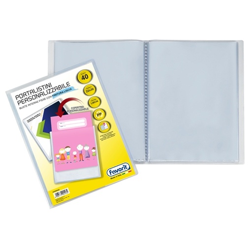 [D80546] PORTALISTINI 22X30-40 PERSONALIZZABILE LISCIO Premium Favorit