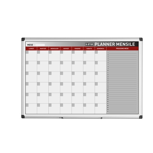 [D80604] PLANNER MAGNETICO MENSILE 90x60cm Bi-Office