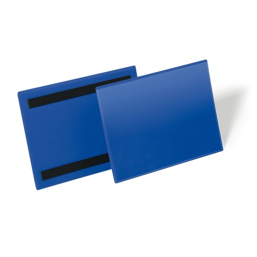 [D80644] 50 buste identificazione magnetiche 210x148mm (A5-ORIZ.) art.1743 Blu DURABLE