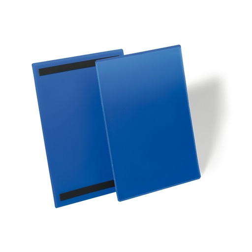 [D80645] 50 buste identificazione magnetiche 210x297mm (A4-VERT.) art.1744 Blu DURABLE