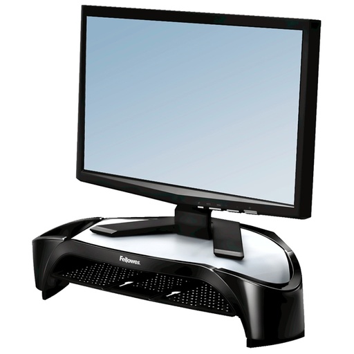 [D80647] SUPPORTO MONITOR C/VASCHETTA E SCOMPARTI 8020801 FELLOWES