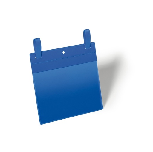 [D80653] 50 buste identificazione con fascette 210x148mm (A5-ORIZ.) art.1749 Blu DURABLE