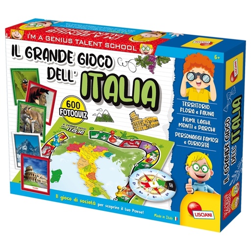 [D80685] I'm a Genius Il Grande Gioco d'Italia Lisciani