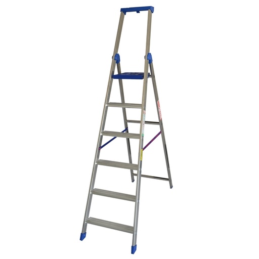 [D80739] SCALA ALLUMINIO Professionale 6 GRADINI Climb Evolution