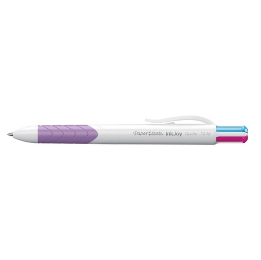 [D80743] Penna sfera scatto INKJOY QUATRO FUN 1,0mm 4 colori PAPERMATE
