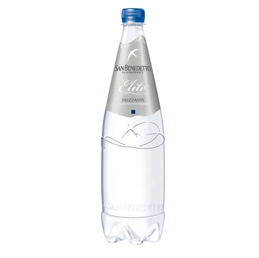 [D81680] Acqua frizzante bottiglia PET 1lt San B enedetto