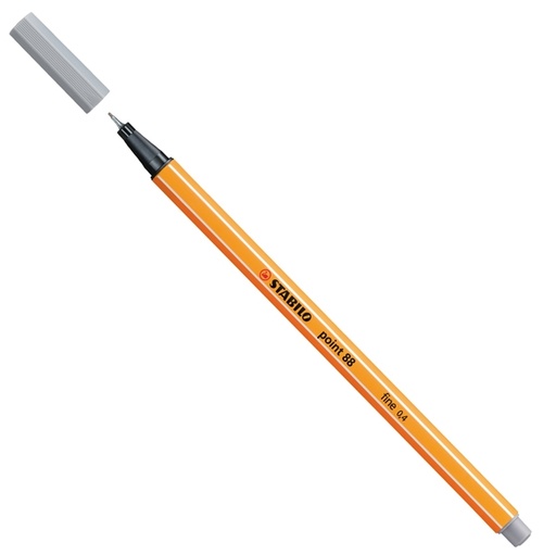 [D81713] Pennarello Stabilo Point 88/95 grigio medio