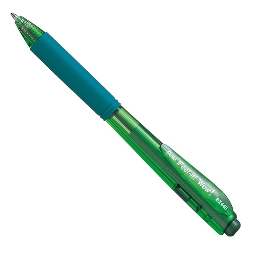 [D81744] Penna sfera a scatto Feel It Wow BX440 verde 1.0mm PENTEL
