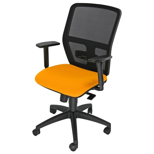 [D81989] Seduta operativa ergonomica Kemper A Arancio c/bracc.reg.