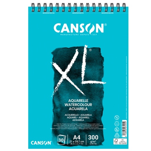[D82030] Album XL Aquarelle f.to A4 300gr 30fg Canson
