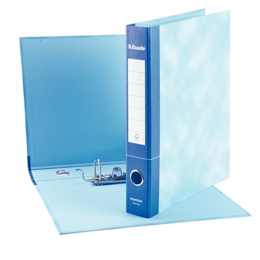 [D82298] Registratore ESSENTIALS G74 blu dorso 5cm f.to protocollo ESSELTE