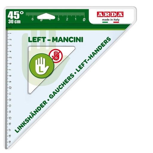 [D82385] Squadra 45' - 30cm per mancini ARDA
