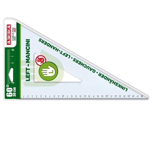 [D82386] Squadra 60' - 30cm per mancini ARDA
