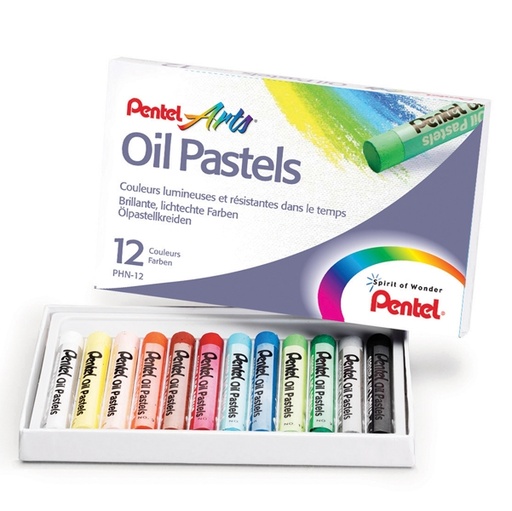 [D82442] ASTUCCIO 12 PASTELLI A OLIO PENTEL ARTS