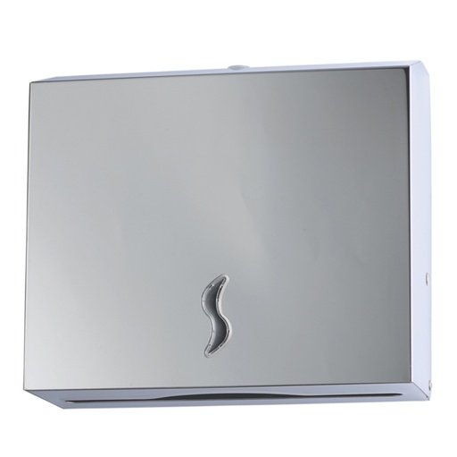 [D82499] Distributore asciugamani piegati 200Fg in acciaio inox