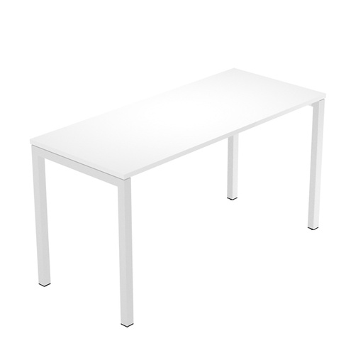 [D94409] Scrivania Easy Plus smartw. 140x60x72,5cm bianco