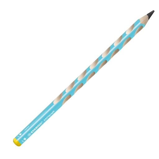 [D82652] Astuccio 6 matite grafite EasyGraph HB fusto azzurro per mancini Stabilo