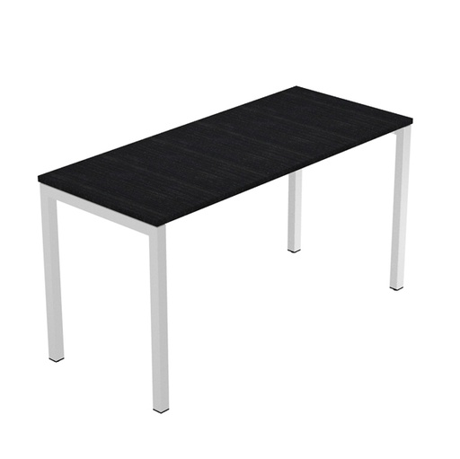 [D94411] Scrivania Easy Plus smartw. 140x60x72,5cm nero venato frassino