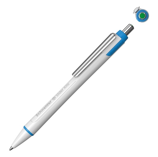 [D82694] Penna a sfera a scatto Xite verde Schneider