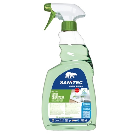 [D82779] Sgrassatore universale Ultra Degreaser trigger 750ml Green Power Sanitec