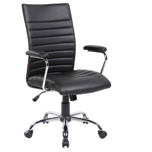 [D82803] Poltrona Direzionale San Francisco M Nero