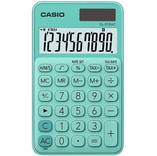 [D82860] Calcolatrice tascabile SL-310UC verde CASIO